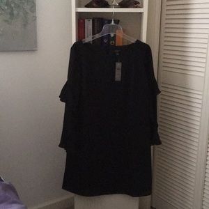 Ann Taylor Black Crepe dress